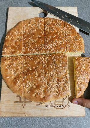 عکسی از دستور نان شیرمال