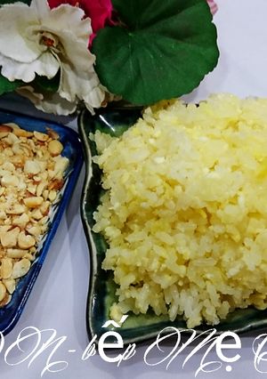 Hình của món Xôi đậu xanh.