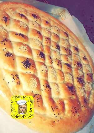 صورة لوصفة الخبز التركي