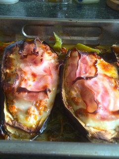 Una foto de Berenjenas rellenas