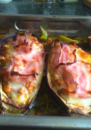 Una foto de Berenjenas rellenas