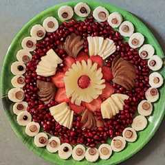 ​🥝🍎 Fruity 🍌🍍🍇🍓Blossom Platter (Fruits Masti)-レシピのメイン写真