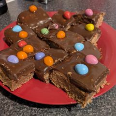 A picture of Milk chocolate brownie/blondie.