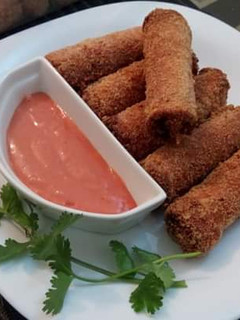 A picture of Pizza Bread Rolls.