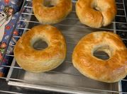 A picture of brown sugar bagels