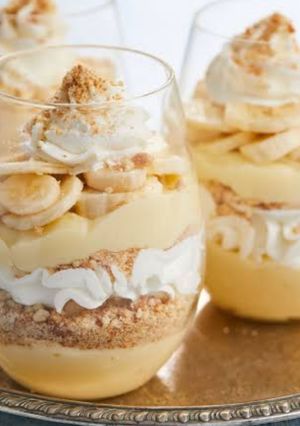 A picture of Banana pudding.