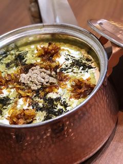 عکسی از دستور آش بلغور جو و کشک