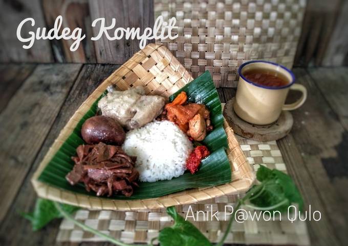 Resep: Gudeg Komplit Enak Dan Mudah