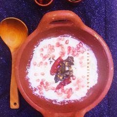 A picture of Curd Rice/ Dahi Bhat.