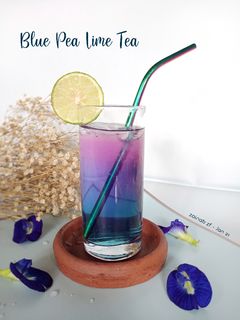 Foto resep Blue Pea Lime Tea
