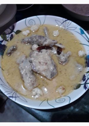 A picture of Mutton Rezala.
