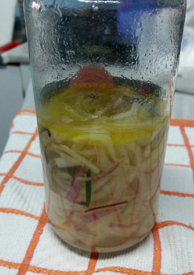 Una foto de Encurtidos de Cebollas de Guayonje. (106) #Recetasdefindemes