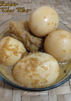 Foto resep Semur Tahu dan Telur