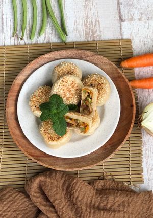 Foto resep Bakpia isi Sayur Sosis