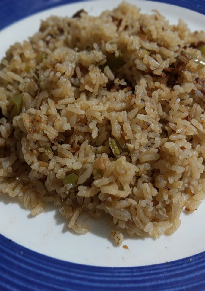 Una foto de Arroz con sabor a cangrejo