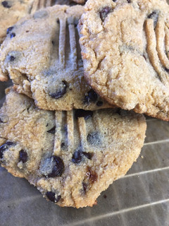 A picture of Keto Peanut Butter Cookies.