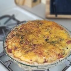 A picture of Spinach Quiche.