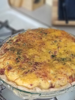 A picture of Spinach Quiche.