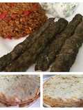 Baked Kofta and Kofta Arayes Platter