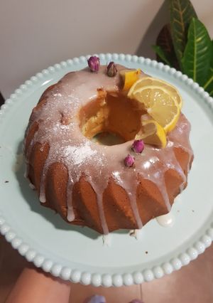 صورة لوصفة كيكة الليمون 🍋