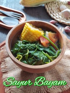 Foto resep Sayur bayam