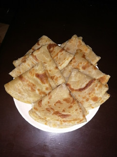 A picture of Soft coconut layered chapati.