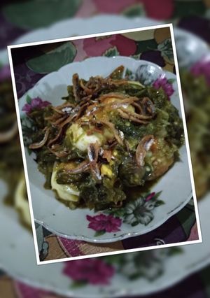 Foto resep Balado ijo telor penyet dan teri