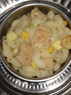A picture of Simple White sauce maggi Macroni/pasta.