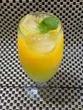 Tropical drink with tropical fruits
