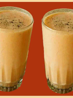 A picture of Carrot lassi.