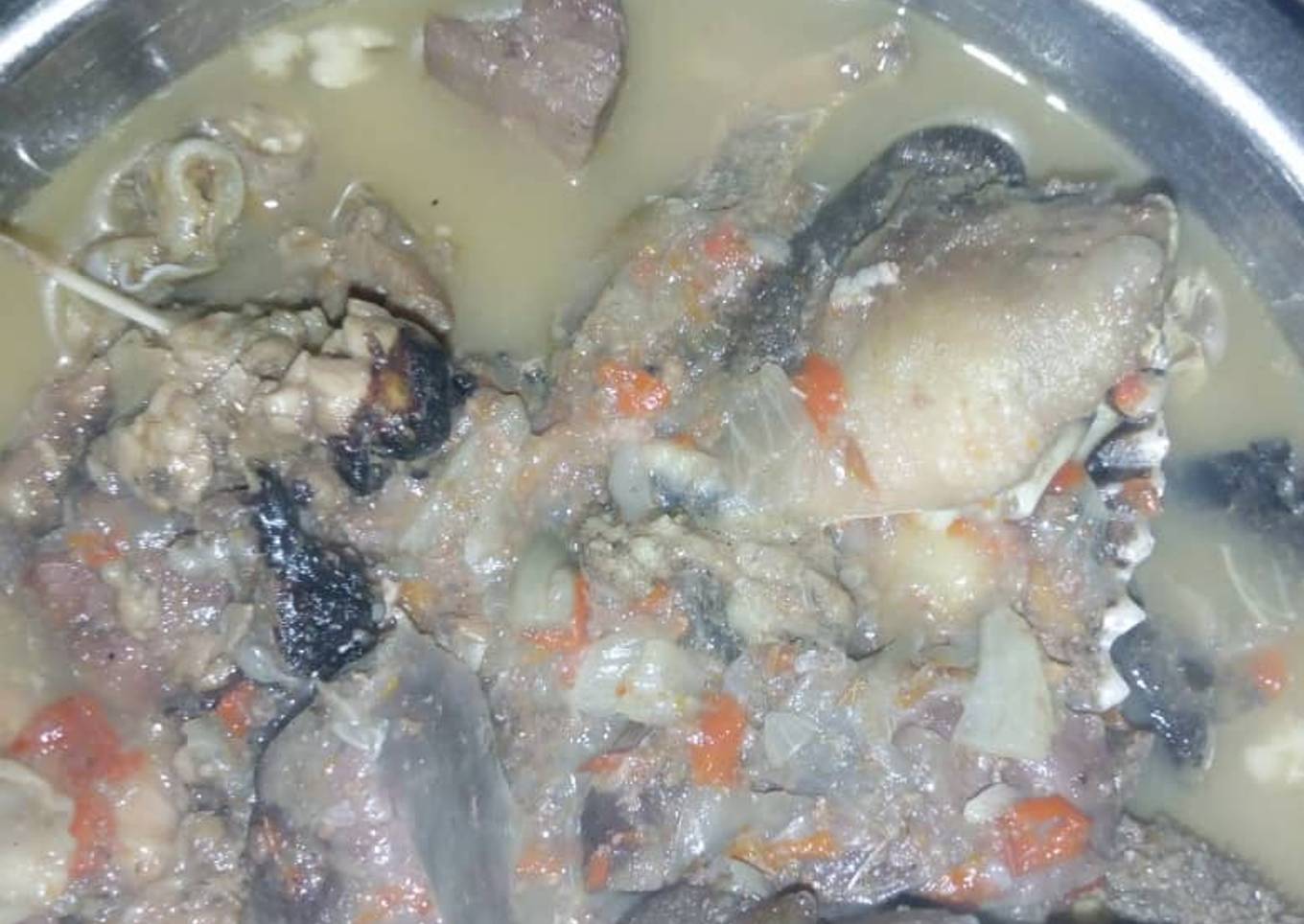 Goat meat pepper soup