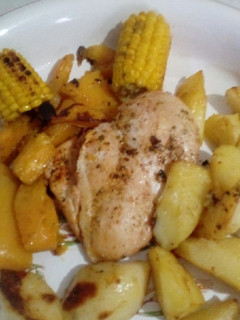Una foto de Suprema de pollo al horno