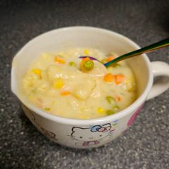 A picture of Cheddar Bay Chicken and Dumplings.