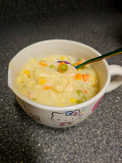 A picture of Cheddar Bay Chicken and Dumplings.
