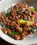 Hoisin Sauce Beef Mince Rice Bowl