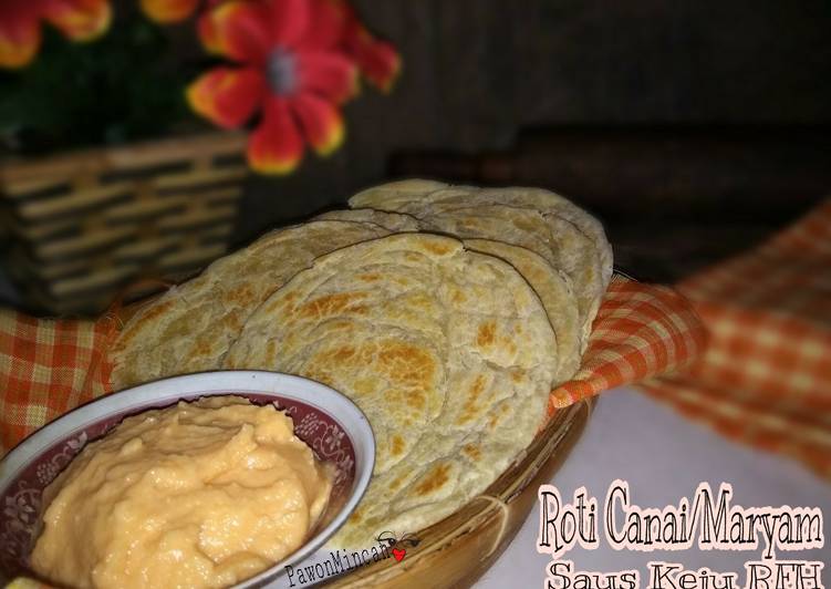 Resep Roti Canai/Maryam Saus Keju Richeese Factory Homemade Anti Gagal
