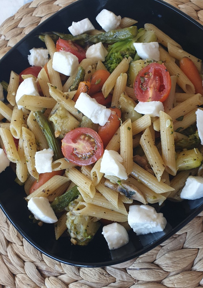 Una foto de Pasta al campo