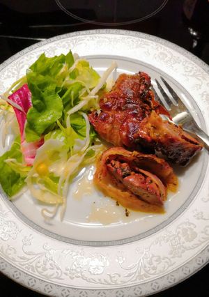 "Kati néni" finom májas vacsija recept fotója