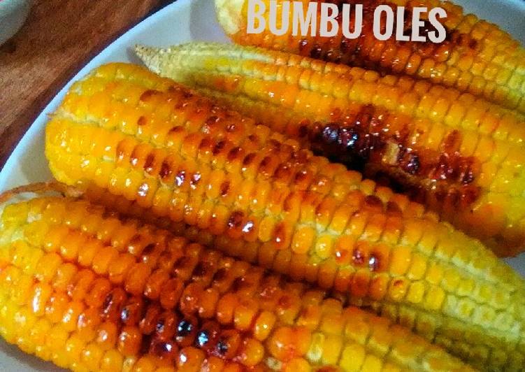 Langkah Mudah untuk Membuat Jagung bakar teflon🌽🌽 plus bumbu oles ala abang-abang, Enak Banget