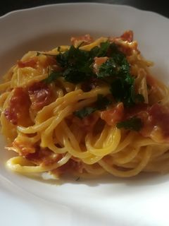 Carbonara spagetti recept fotója