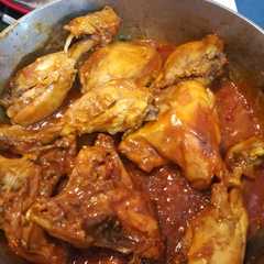 Una foto de Pollo en salsa BBQ