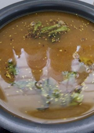 A picture of South Indian Rassam.