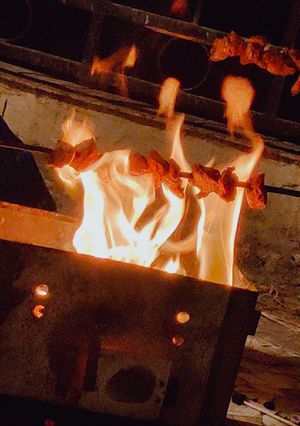 A picture of Barbeque Mutton Kababs.