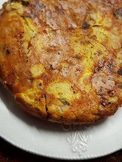 Una foto de Tortilla de papa fácil con un toque de jengibre