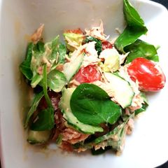A picture of My little Smoked Salmon Supper. ❣❣.