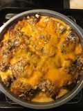 Lasagna de Res y Plátanos Machos maduros