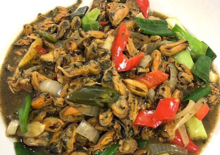 Resep Kerang hijau saus tiram Anti Gagal