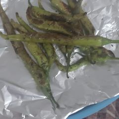 Tawa fry chilli A picture of Tawa fry chilli.