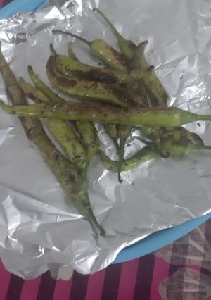 A picture of Tawa fry chilli.