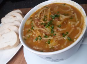 Foto de SOPA DE LEGUMES COM CARNE MOÍDA – MARAVILHOSA E SIMPLES DE FAZER!!!